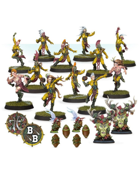 Wood Elf Blood Bowl the game of fantasy football the athelorn avengers -Warhammer 200-66