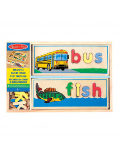 ENCAJE DELETREAR INGLES DE MADERA