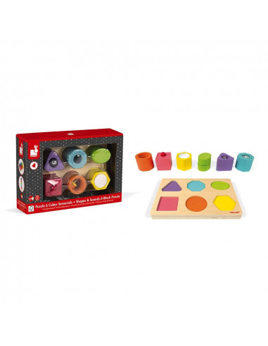 Juego de puzzle 6 cubos sensoriales - Janod J05332
