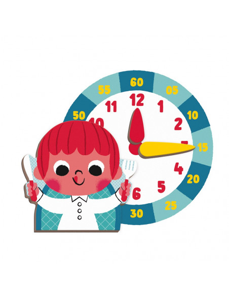 Juego magnético para aprender la hora magneti'book - Janod J02724