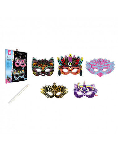 ARTE SCRATCH MASCARAS DE FIESTA - Janod