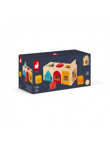 Juego de encajar caja formas geométricas - Janod J05330