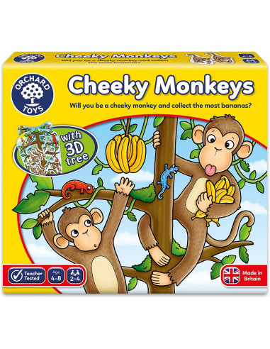 CHEEKY MONKEYS JUEGO DE MESA -Orchard Toys