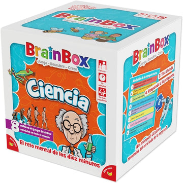 Caja de BrainBox, juego de memoria para niños de 8 años, con tarjetas ilustradas para entrenar la observación