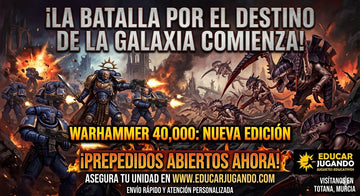 Prepedidos de la nueva edición de Warhammer 40,000 en Educar Jugando, tu tienda de miniaturas en Totana