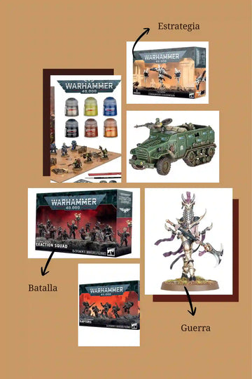 Novedades Warhammer 40.000 en Educar Jugando: miniaturas y cajas de inicio Marines Espaciales, Orkos, T'au y Adeptus Arbites