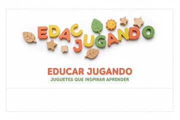 Puzzles y juguetes de madera para aprender el abecedario — colección educativa Educar Jugando