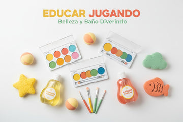 Maquillaje infantil seguro hipoalergénico y juegos de baño para niños | Educar Jugando