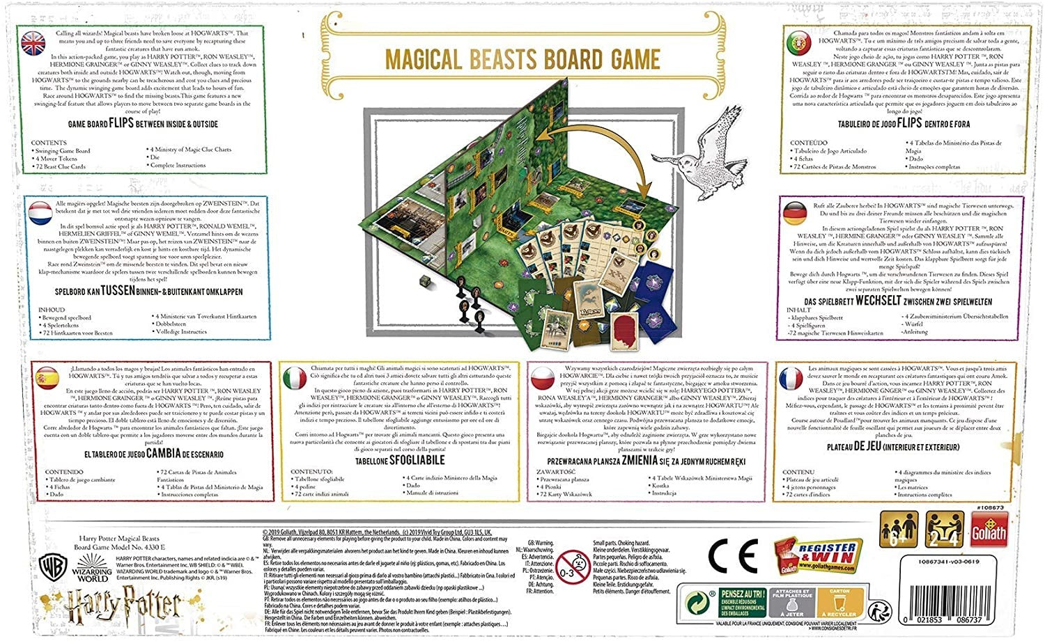 MAGICAL BEASTS BOARD HARRY POTTER - Goliath