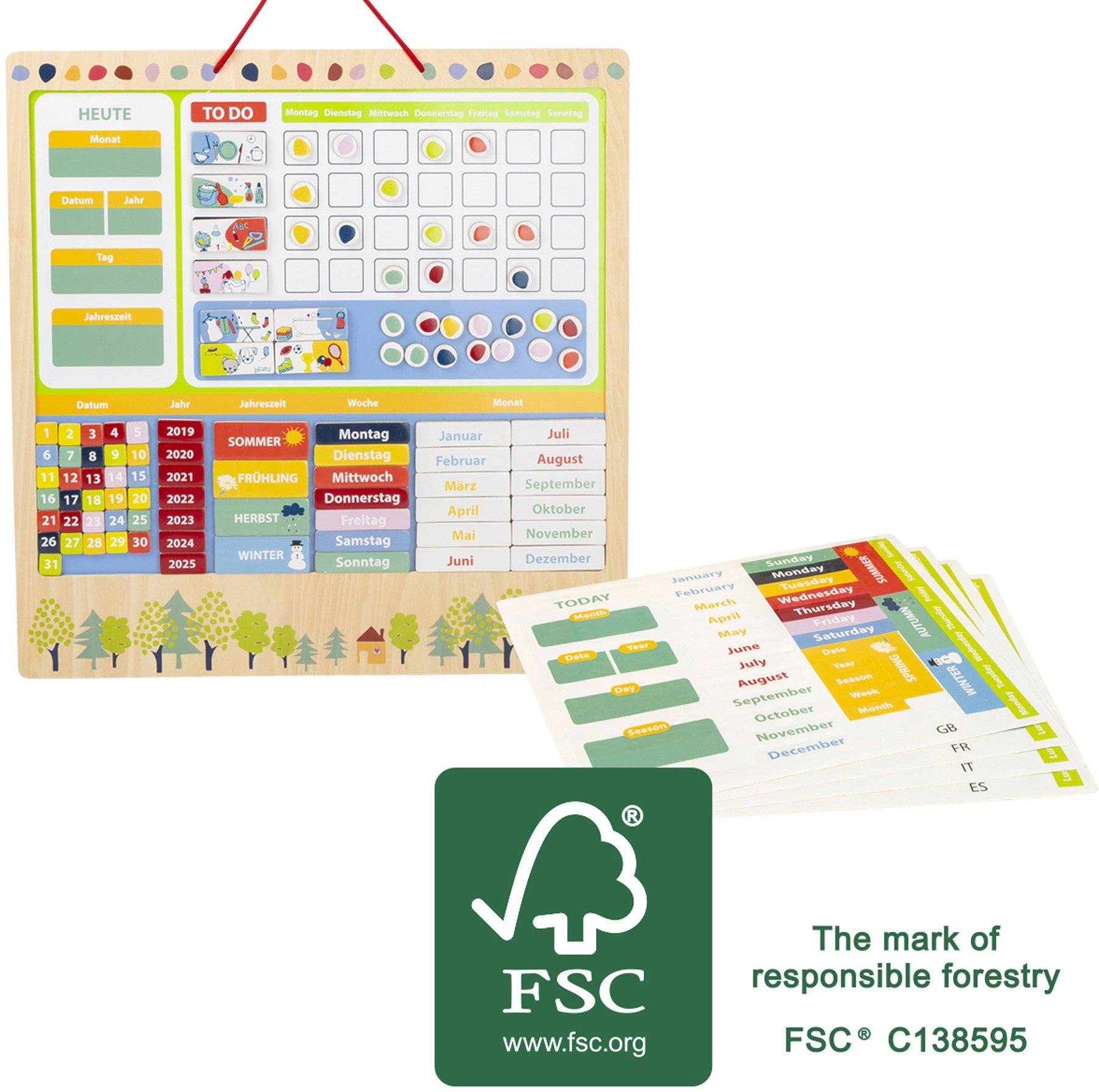 PLANIFICADOR SEMANAL MAGNETICO - Small foot