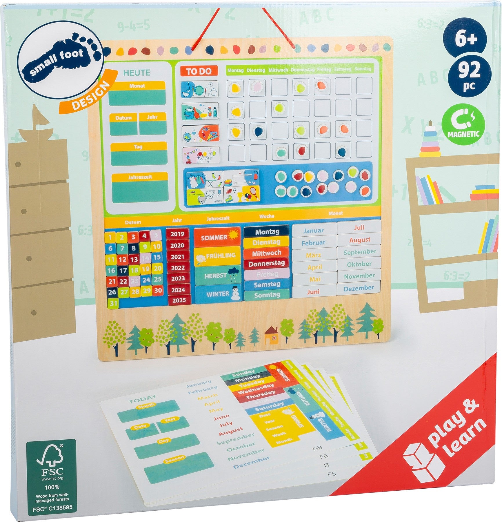 PLANIFICADOR SEMANAL MAGNETICO - Small foot