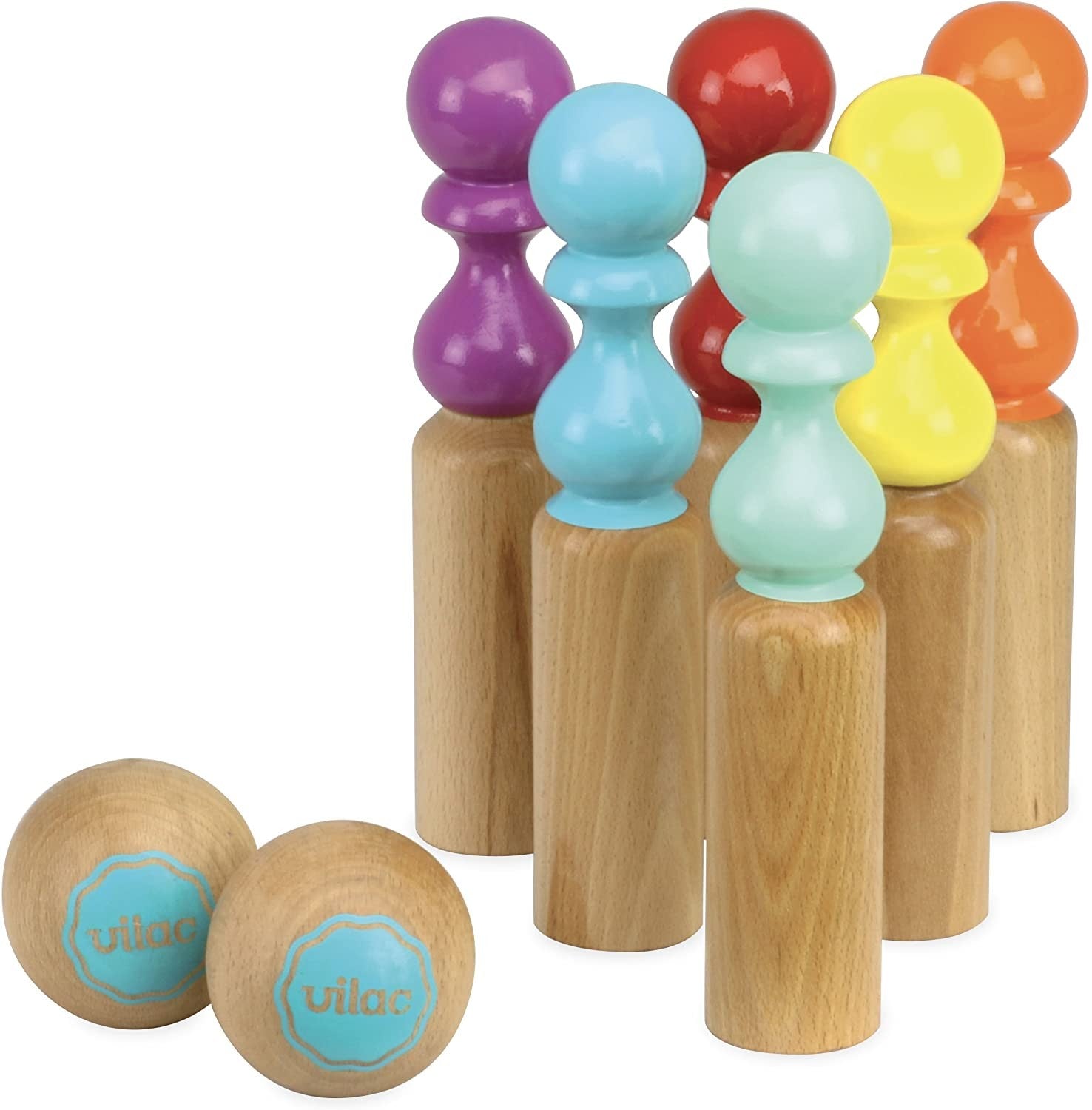 6 SKITTLES LACADOS, MULTICOLOR - Vilac