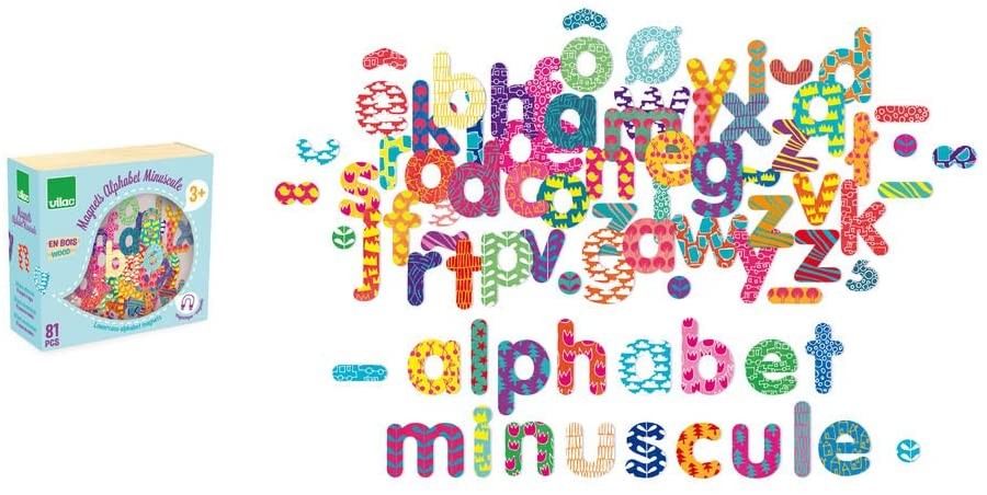 LETRAS MAGNETICAS MINUSCULAS - Vilac