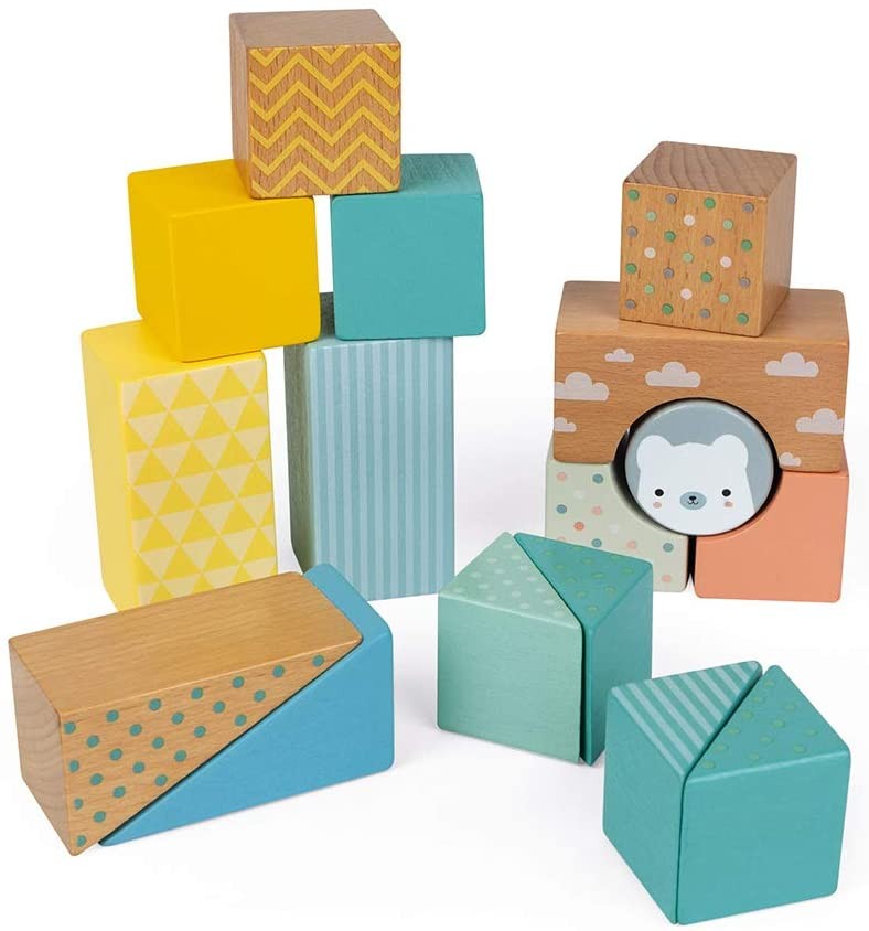 CARRITO CON CUBOS PARA PASEAR- Janod