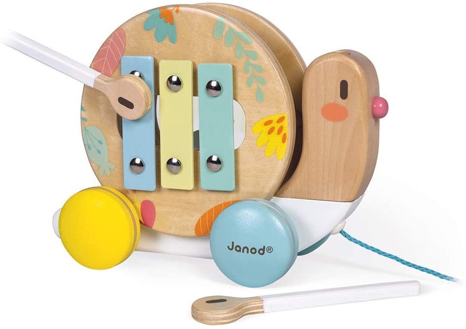 Juego de arrastre caracol musical - Janod 05159