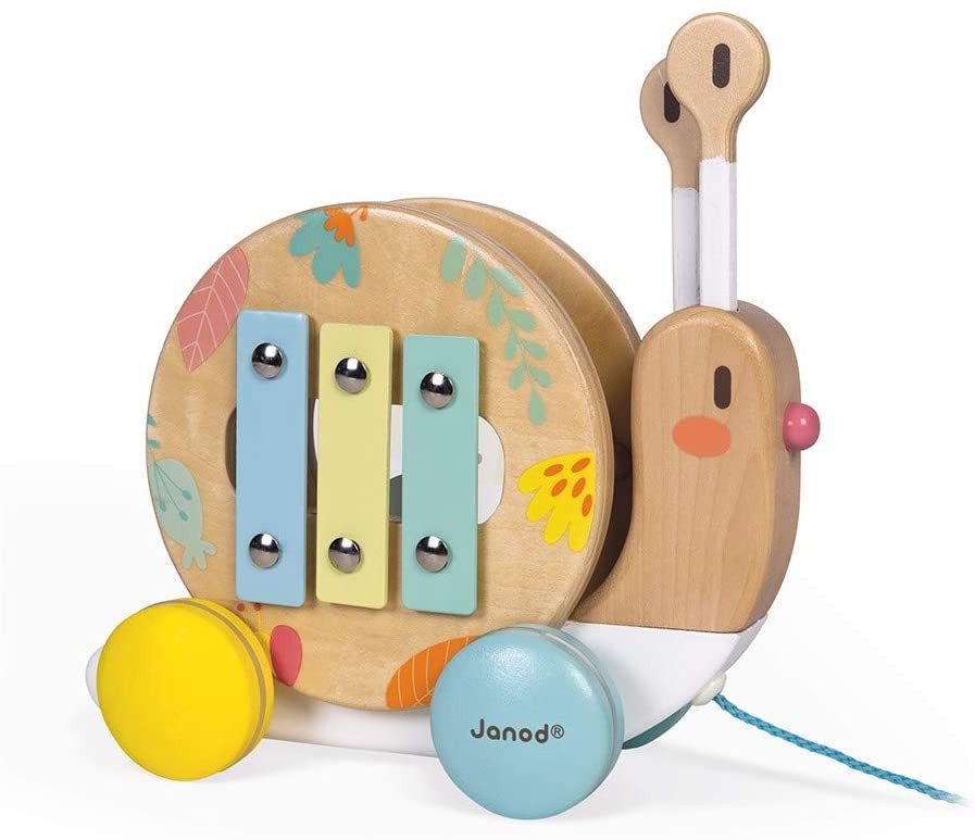 Juego de arrastre caracol musical - Janod 05159