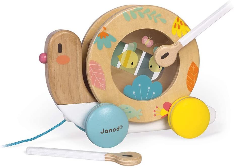 Juego de arrastre caracol musical - Janod 05159