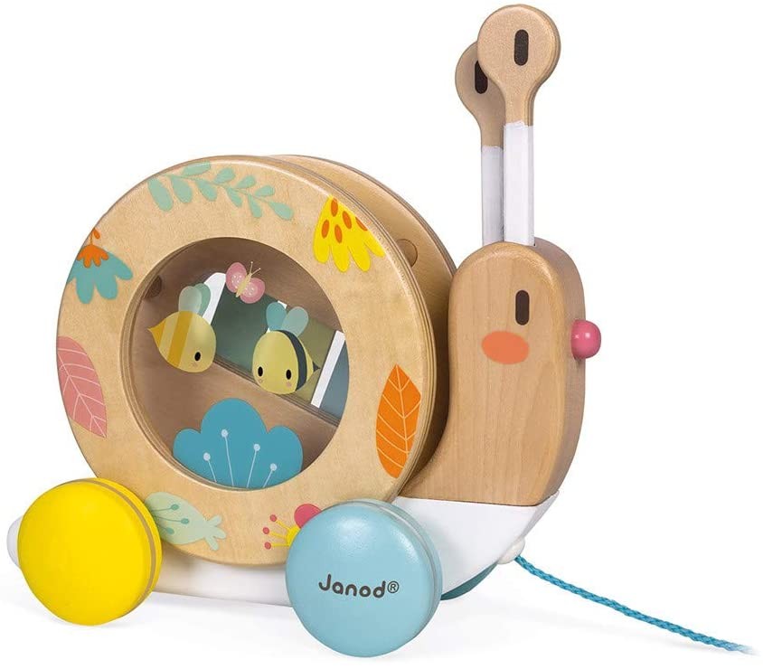 Juego de arrastre caracol musical - Janod 05159