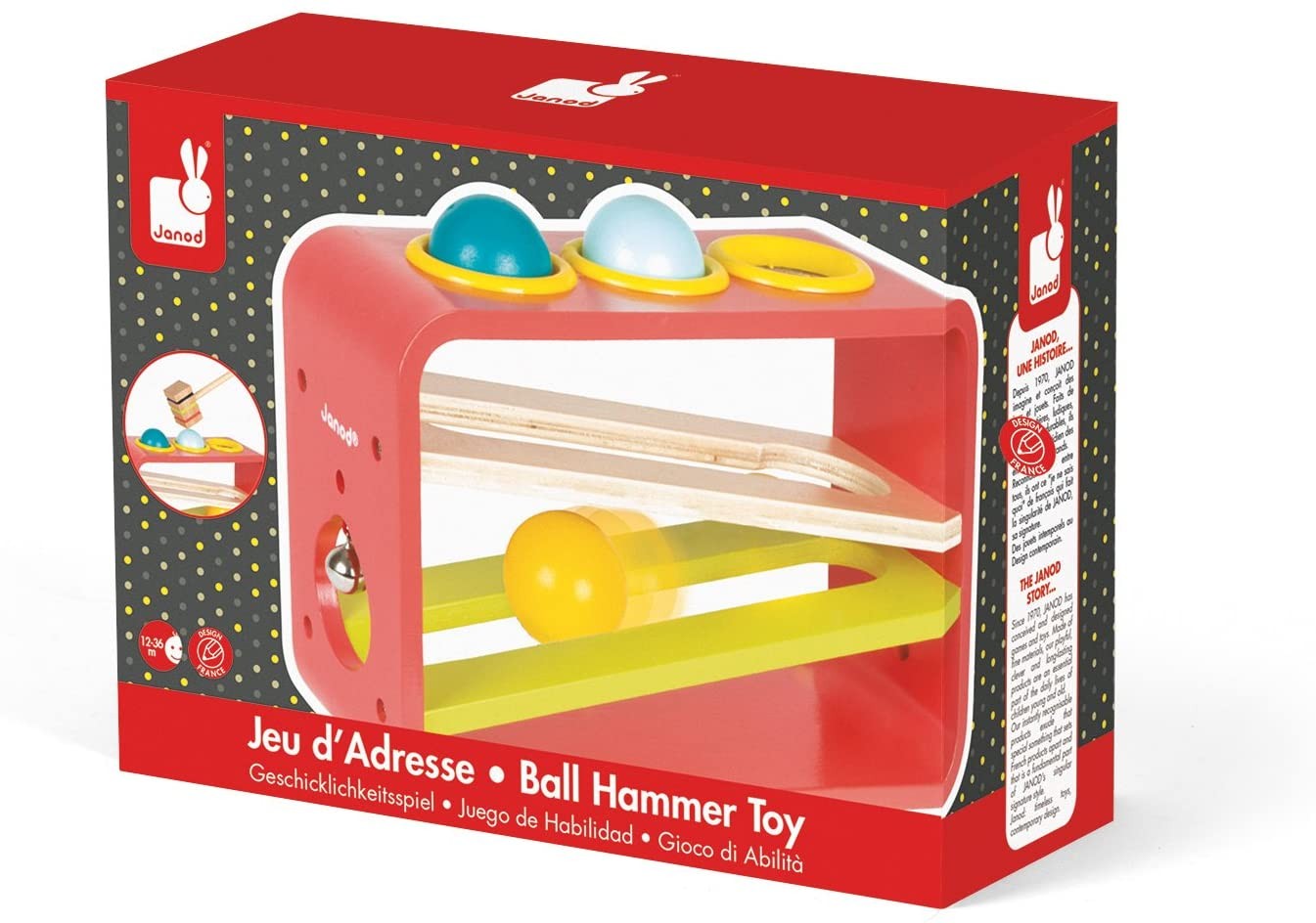 FRAPPA BALL JUEGO DE BOLAS - Janod