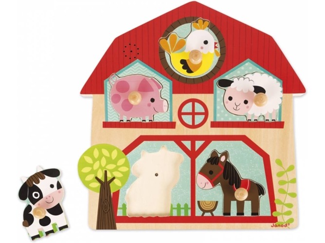 PUZZLE SONORO LA GRANJA - Janod