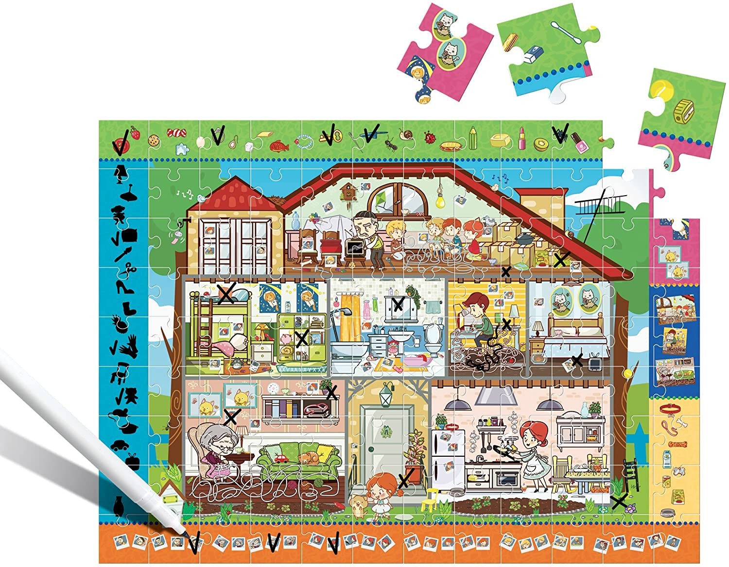 BRAIN PUZZLE TINER OBSERVACION Y CONCENTRACION - Headu