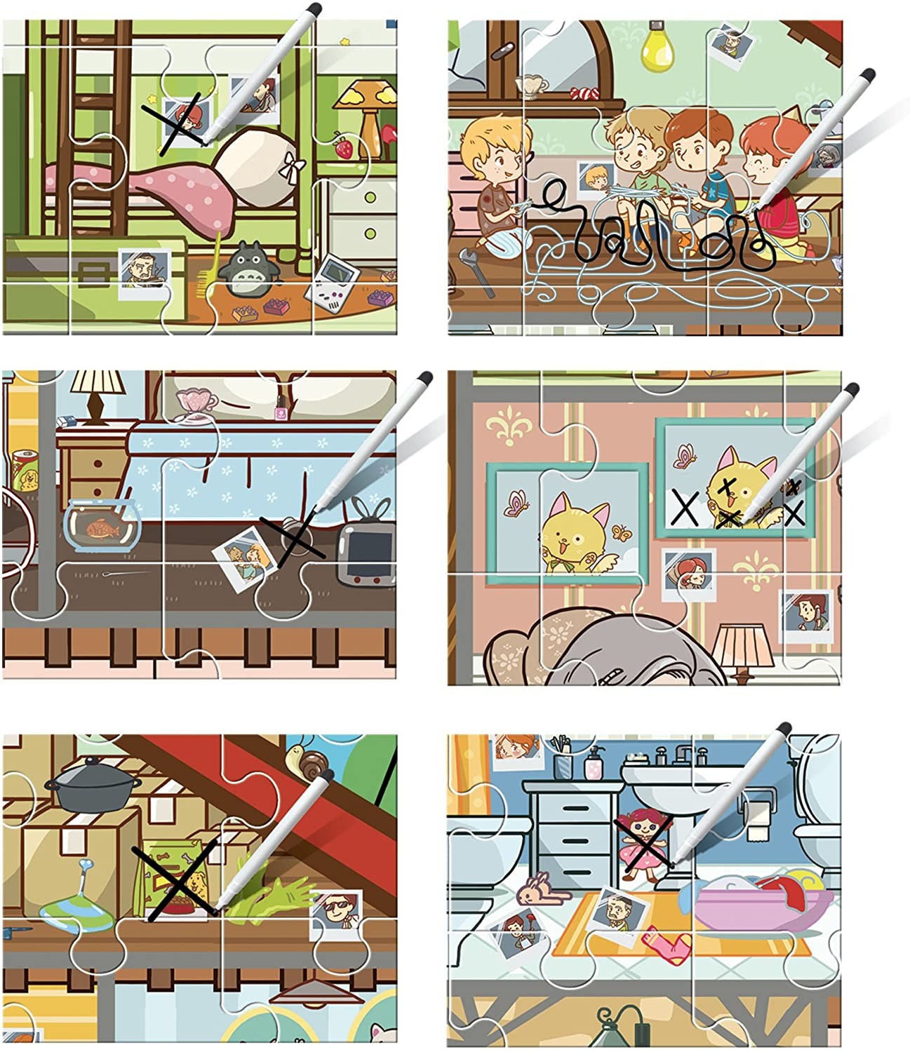 BRAIN PUZZLE TINER OBSERVACION Y CONCENTRACION - Headu