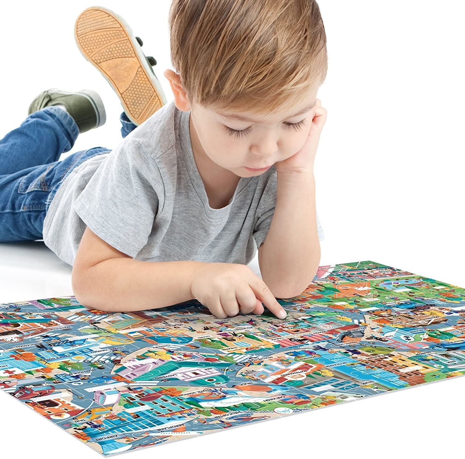 PUZZLE THE CITY 100 PALABRAS EN INGLÉS - Headu