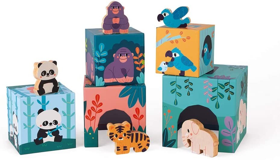 FIGURAS Y PIRÁMIDE ANIMALES - Janod J08623