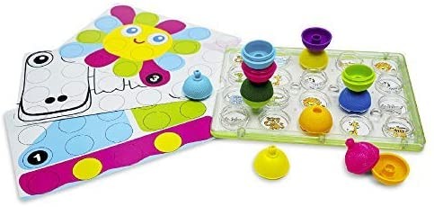 TABLERO DE CLAVIJAS, PLANTILLAS Y CUENTAS 21 PZAS - Lalaboom BL710