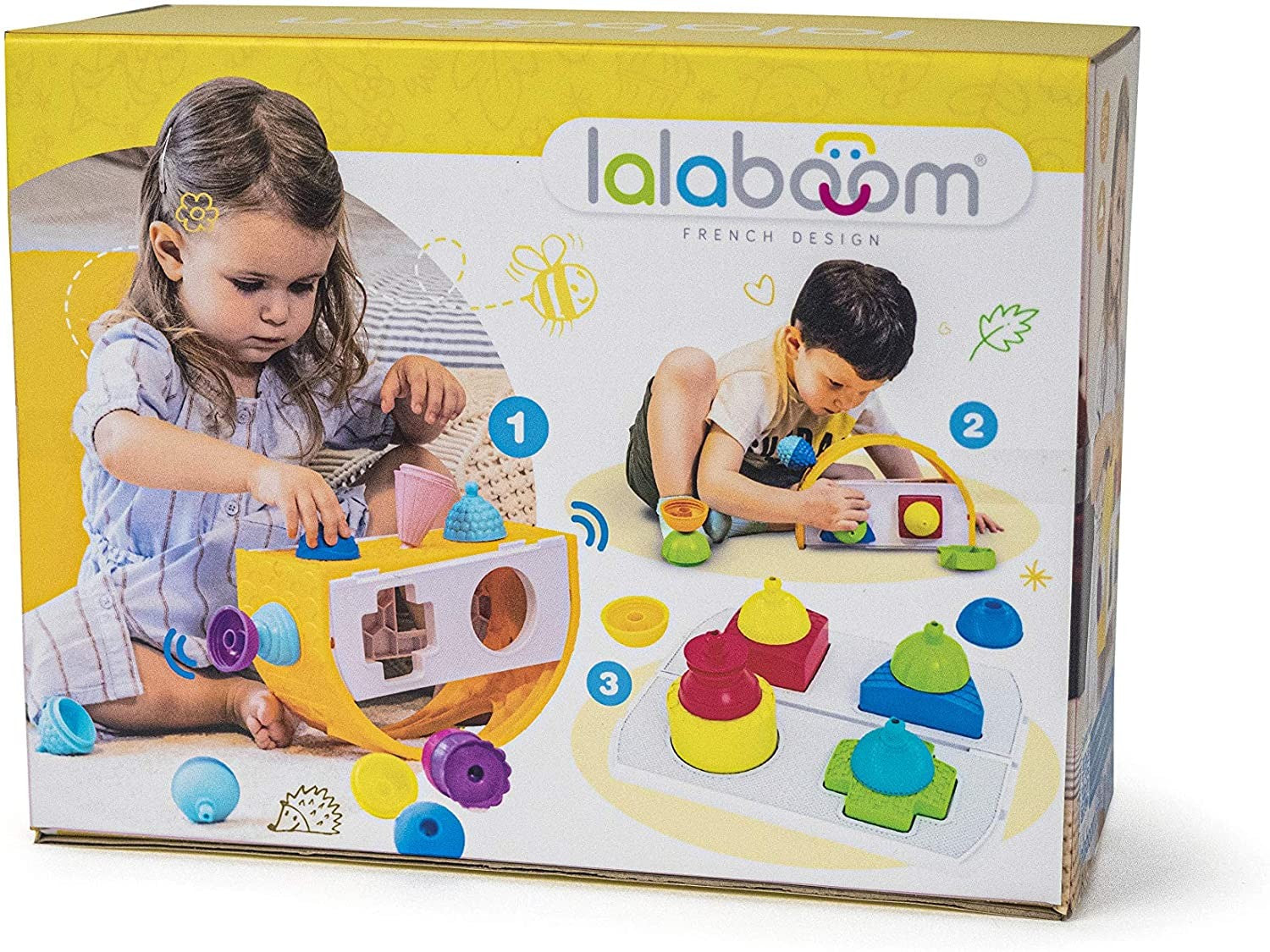 CAJA DE FORMAS 3 EN 1 Y CUENTAS - Lalaboom BL810