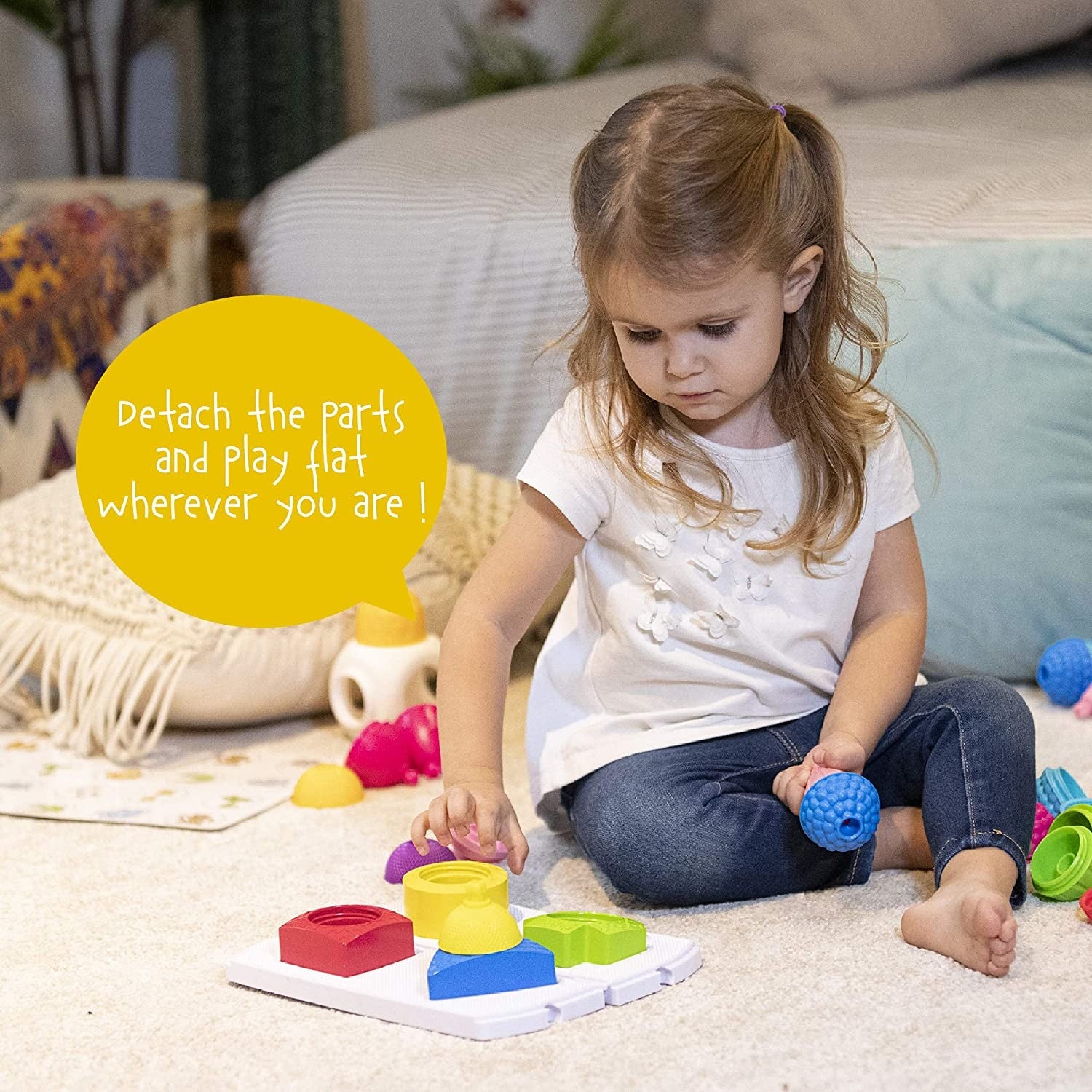 CAJA DE FORMAS 3 EN 1 Y CUENTAS - Lalaboom BL810