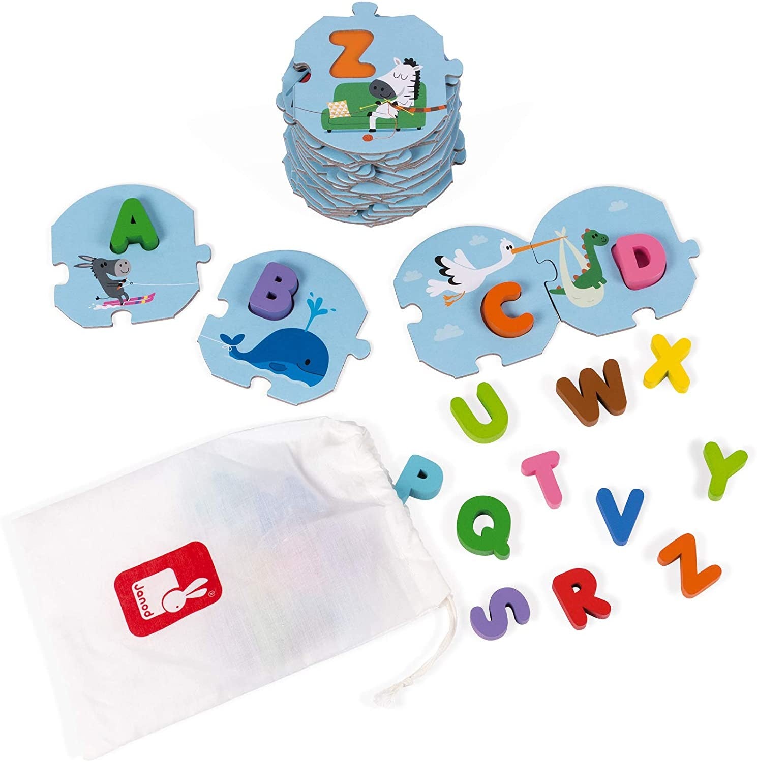 PUZZLE PARA APRENDER EL ALFABETO