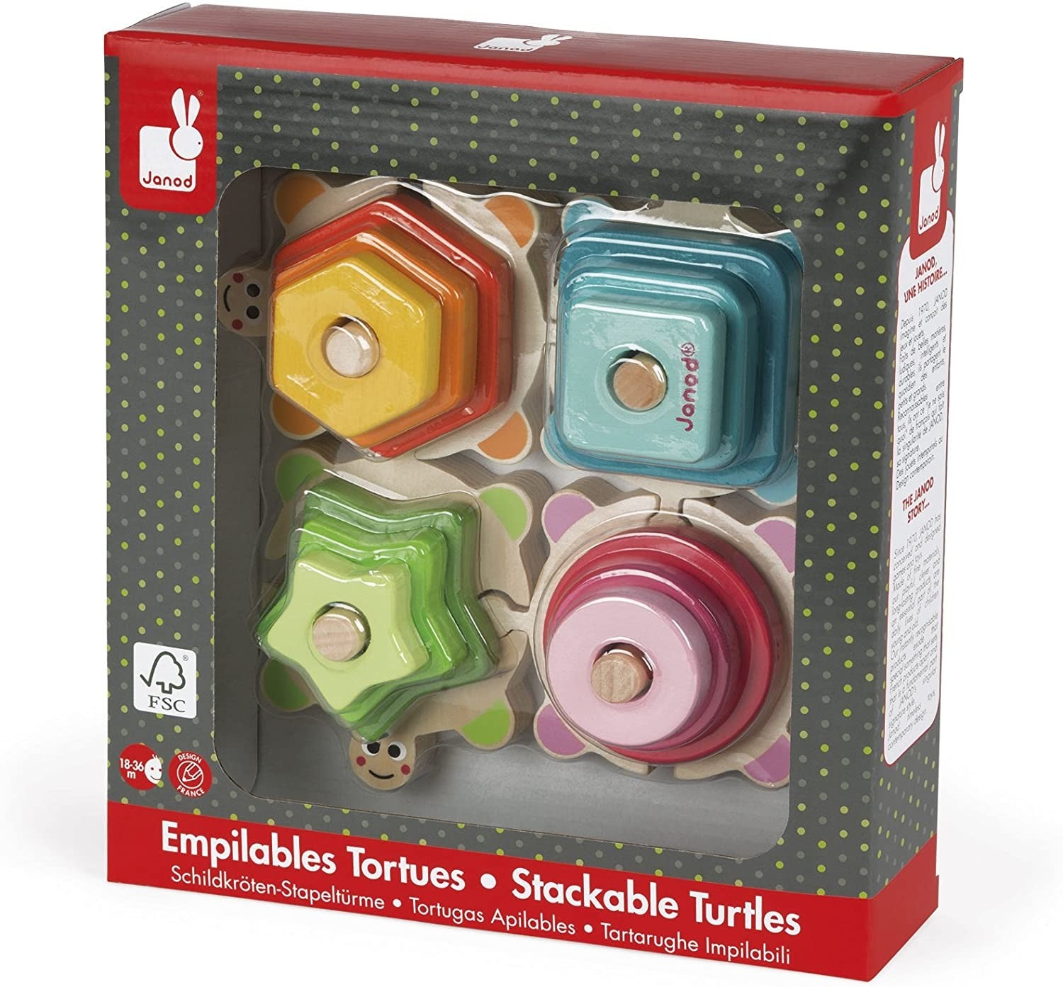 TORTUGAS APILABLES I WOOD - Janod J05337