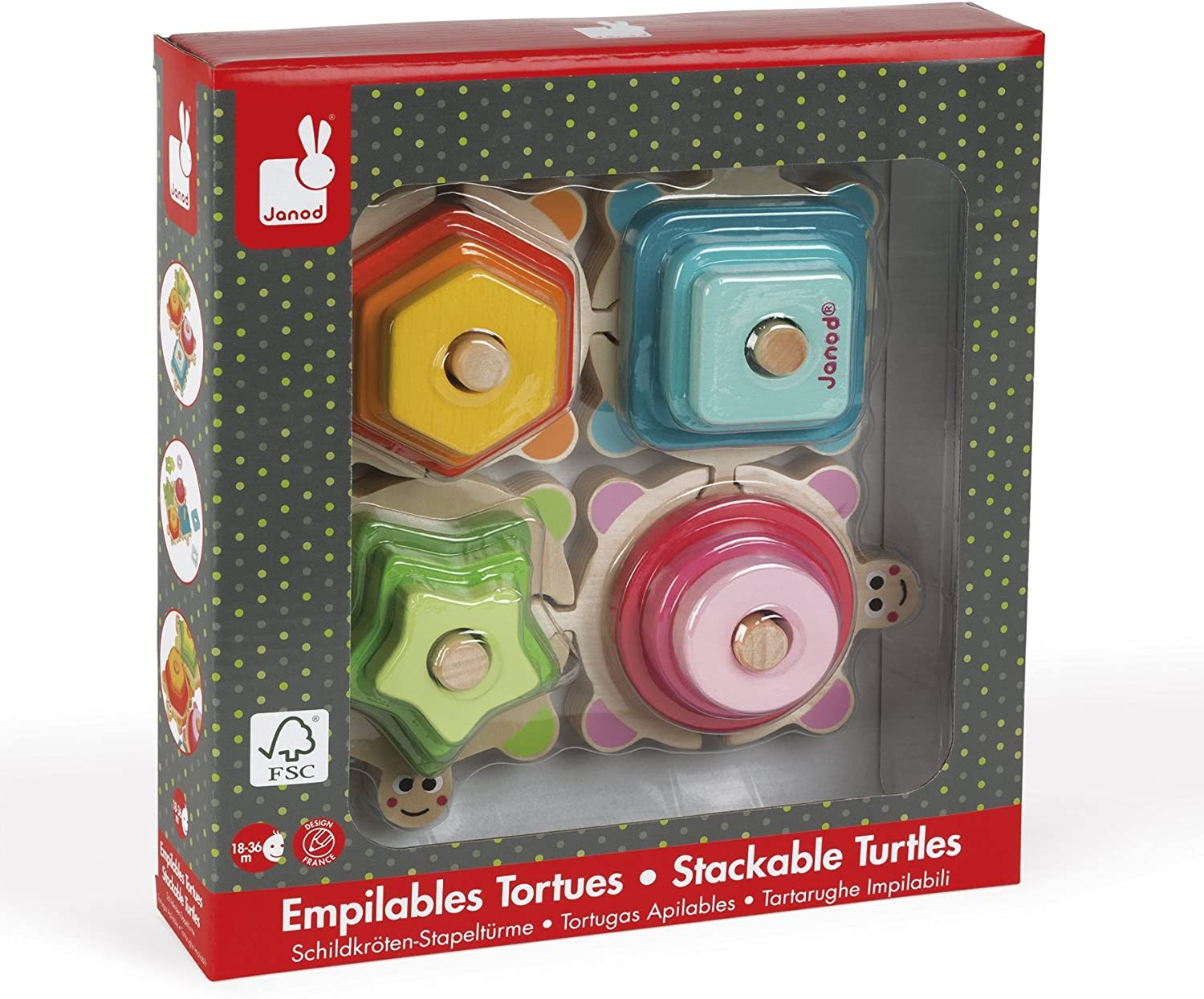 TORTUGAS APILABLES I WOOD - Janod J05337