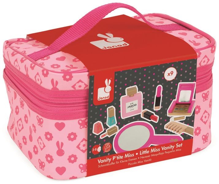 NECESER MAQUILLAJE PEQUEÑA MISS ROSE - Janod J06514