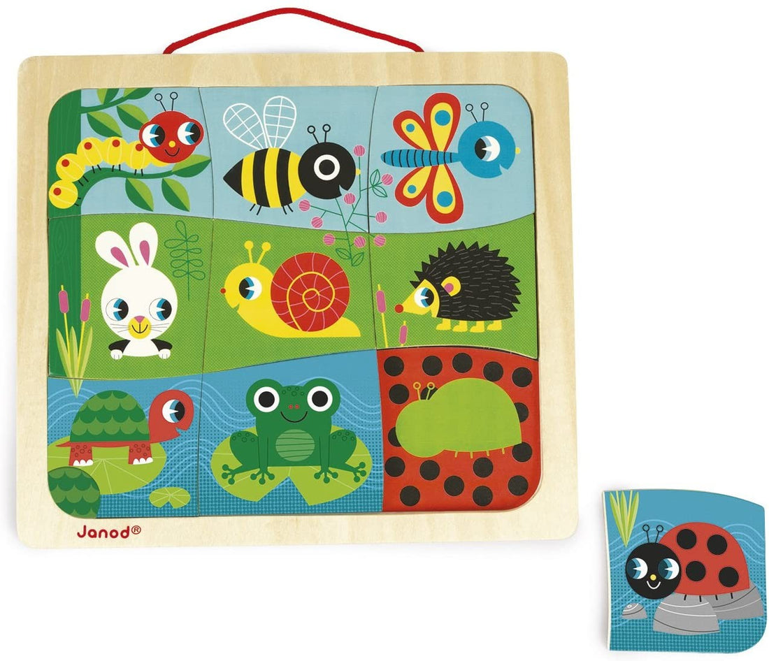 PUZLE MAGNETICO JARDIN FELIZ - Janod J08182