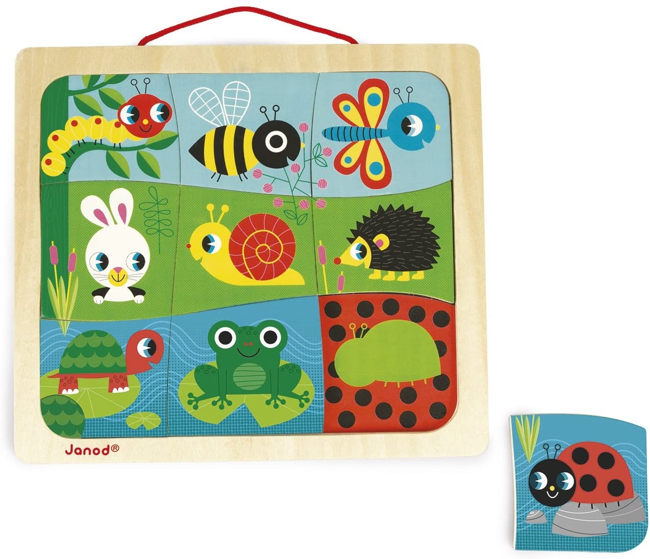 PUZLE MAGNETICO JARDIN FELIZ - Janod J08182