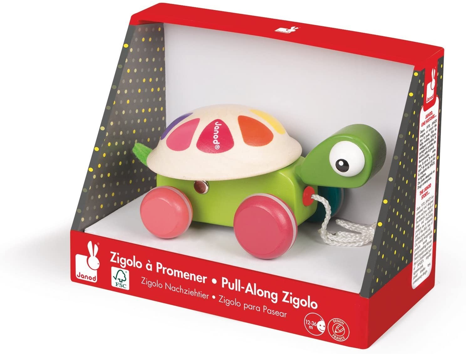 TORTUGA PARA PASEAR ZIGOLOS - Janod J08236