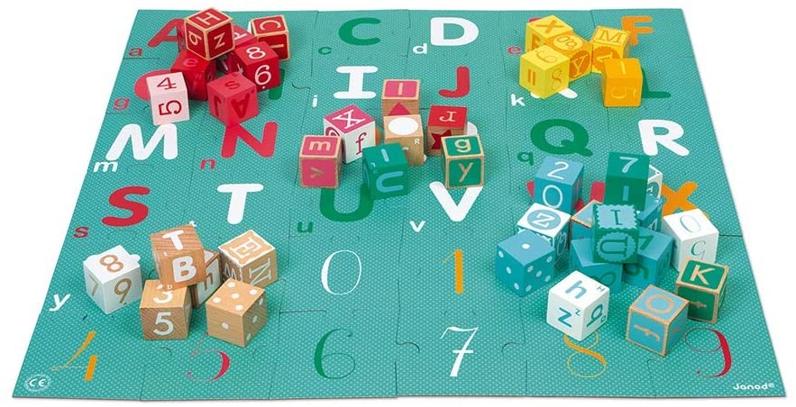 KUBIX SET DE 40 CUBOS + PUZLE - Janod