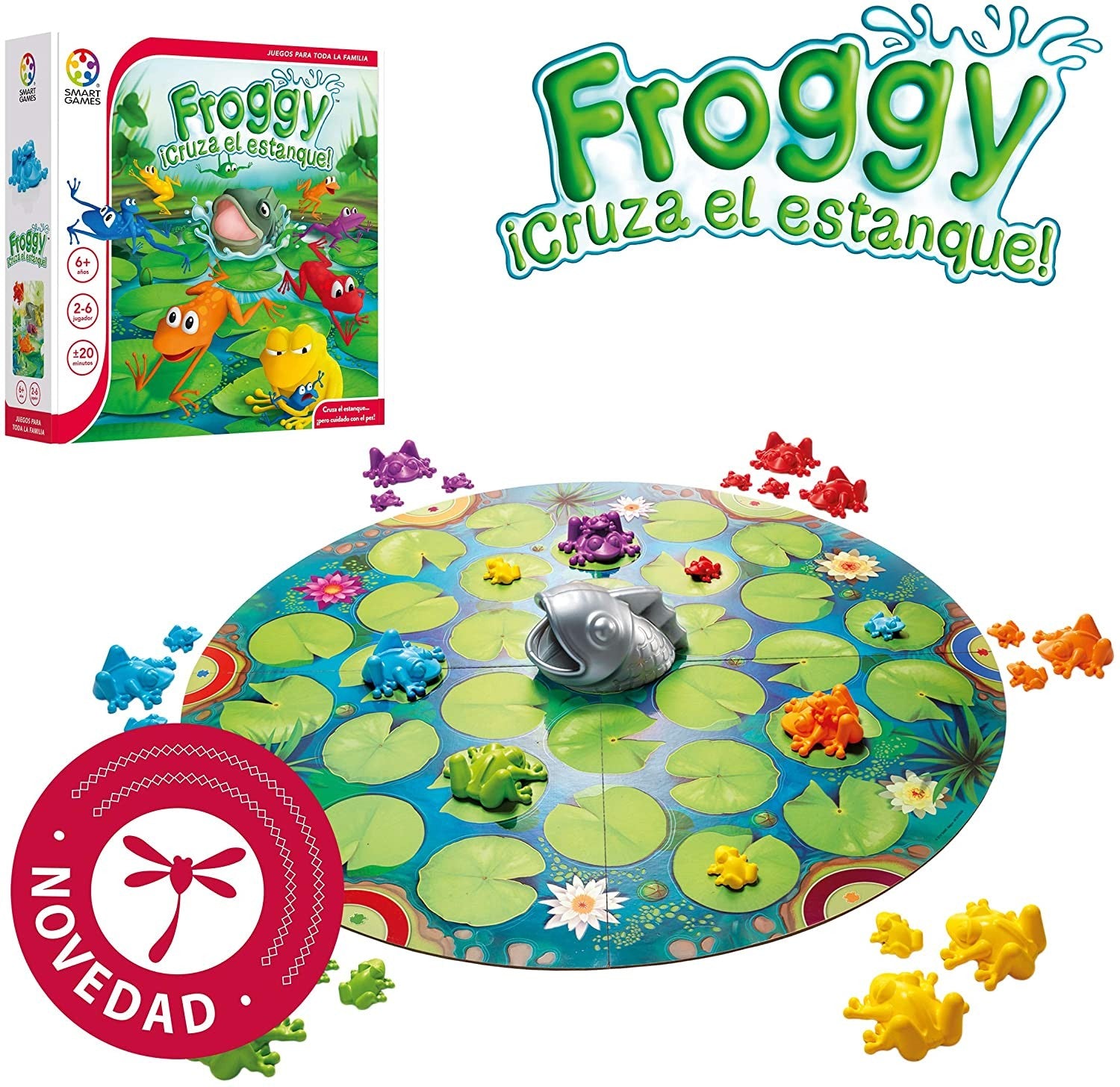 FROGGY CRUZA EL ESTANQUE - Smart Games