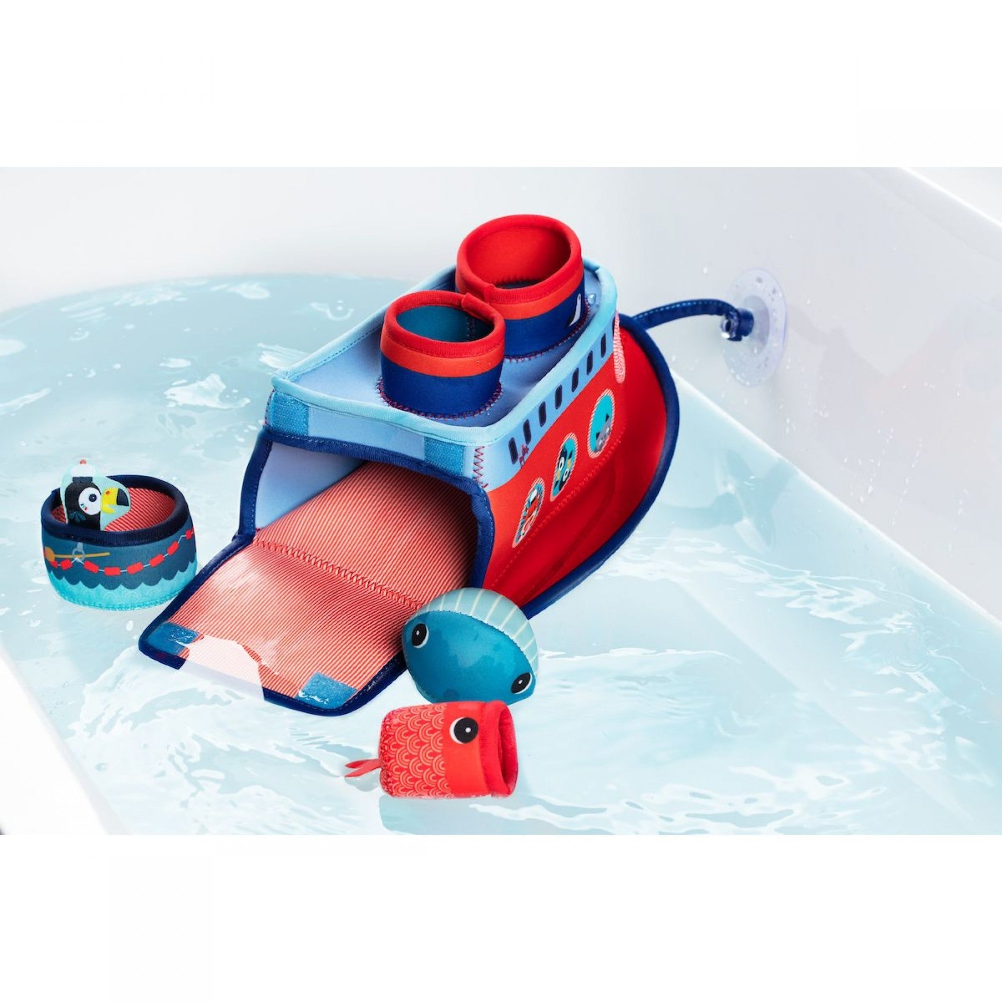 Juego para el baño barco - Lilliputiens 83195