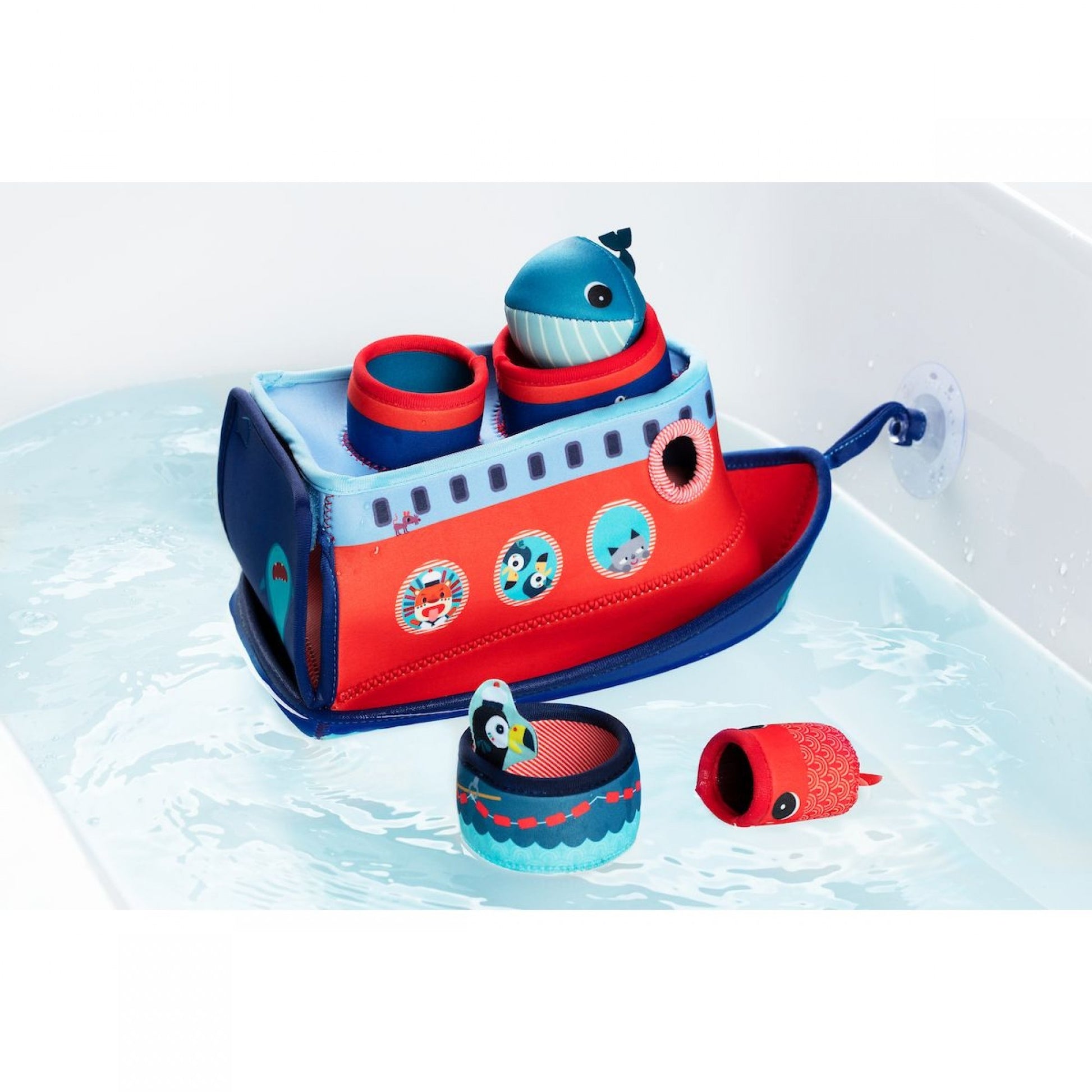 Juego para el baño barco - Lilliputiens 83195