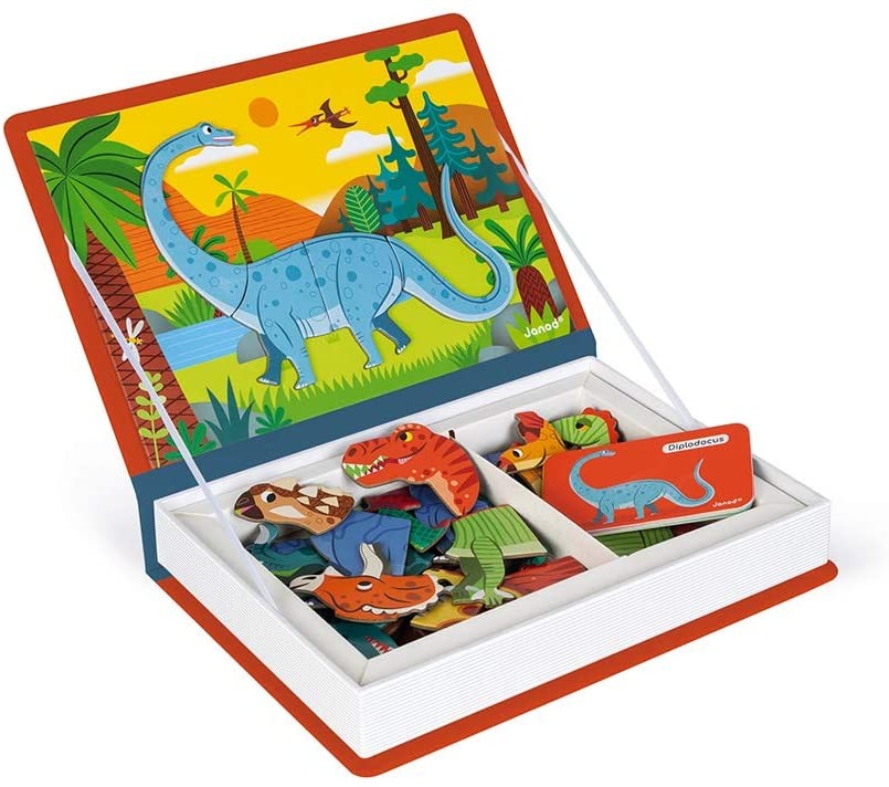 MAGNETIC BOOK DINOSAURIOS - Janod 02590