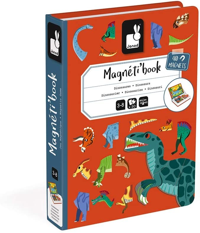 MAGNETIC BOOK DINOSAURIOS - Janod 02590