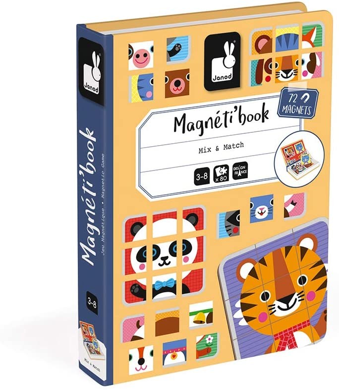 MAGNETIC BOOK ANIMALES - Janod 02587
