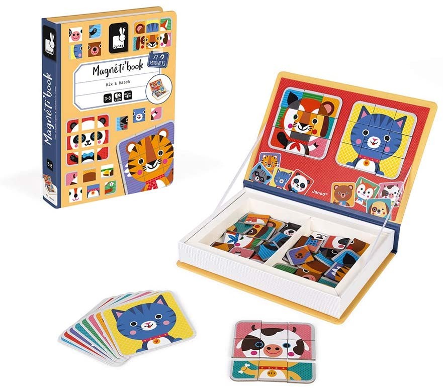 MAGNETIC BOOK ANIMALES - Janod 02587