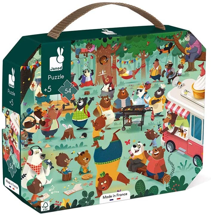PUZLE LA FAMILIA DE OSOS 54 PZAS - Janod