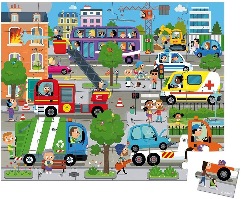 PUZZLE CIUDAD 36 PZAS - Janod 02644