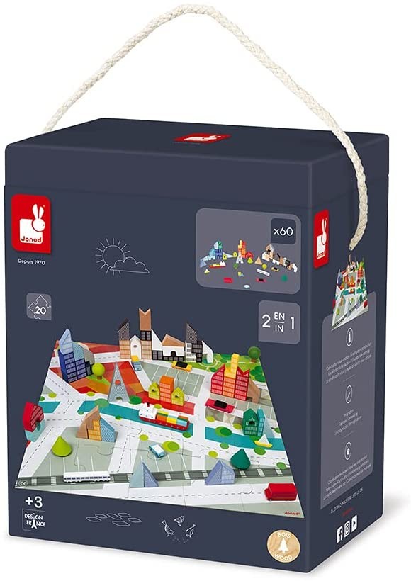 KUBIX SET 60 CUBOS PUZLE - Janod