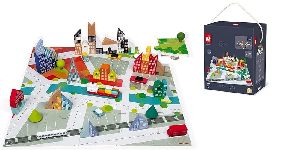 KUBIX SET 60 CUBOS PUZLE - Janod